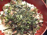 サンマのたたき丼