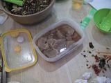 タッパー豚肉