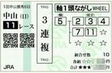 京成杯的中馬券