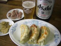 ビア&焼き餃子