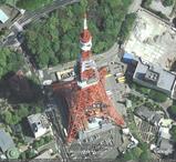 Tokyo tower by google earth