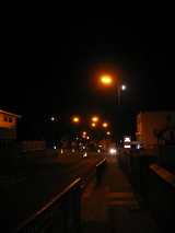 Brighton near my house at night