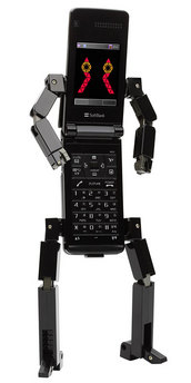 ロボットに変形するケータイ815T PB_bk