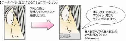 感性型エージェント待受ゲゲゲの鬼太郎