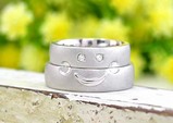 結婚指輪 笑顔