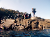 こっから飛ぶ。