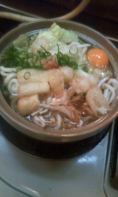 鍋焼きうどん