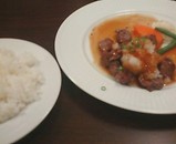 銀座 やすの サイコロステーキ