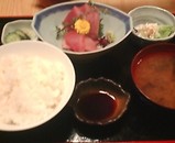 銀座 鳴門 刺身定食 まぐろ