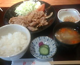羅豚(らぶ) 銀座 黒豚しょうが焼き膳