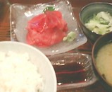 ニュー新橋ビル 太幸 鮪切り落とし定食