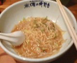 味の時計台 新橋店 味噌ラーメン 終盤