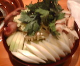 銀座 青葉家 すき焼き 野菜