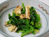 ほうれん草と油揚げ