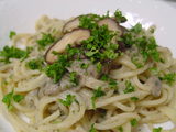 きのこのパスタ