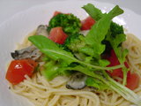 牡蠣のパスタ