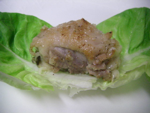 鶏肉とモッツアレッラのグリル