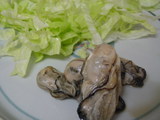 牡蠣の塩焼き