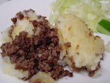 牛ミンチとじゃがいもの重ね焼き