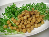ひよこ豆のボタルガ・ソテー