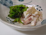 いか足とピーマン焼き
