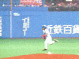 相手のミスにつけこんで、赤星憲広3盗