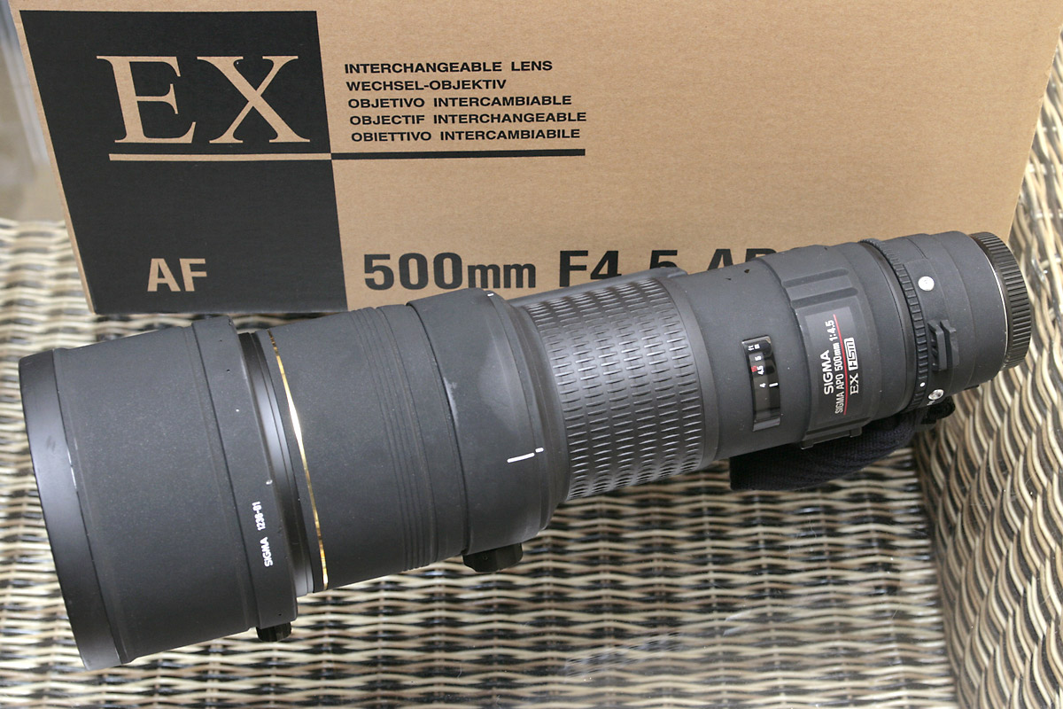 SIGMA APO 500mm F4.5 EX HSM for Canon | かきえもんわーるど