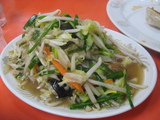 珍来野菜炒め