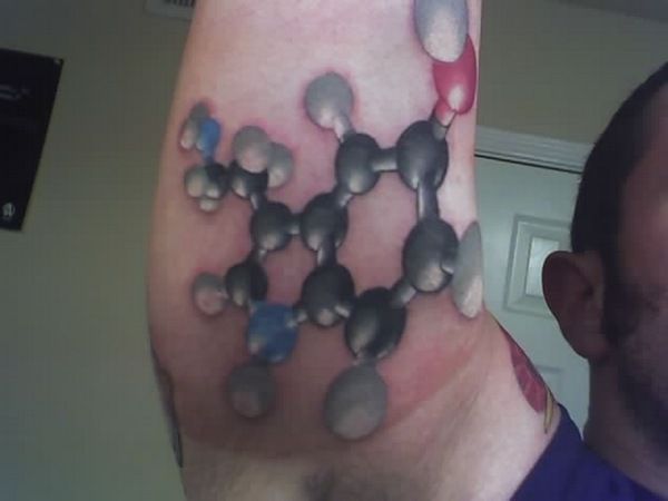 Hip Scientific Tattoos: Evolution Ink, DNA Helix Tattoos, Periodic Table of