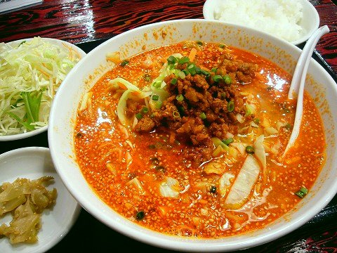 担々麺セット800円