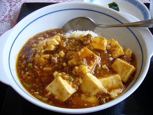 麻婆丼500円