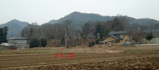 赤見城遠景