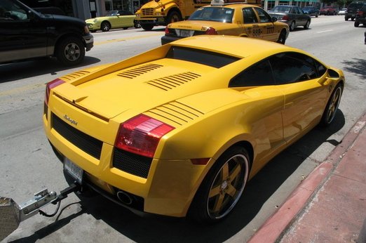 Lamborghini Gallardo Chopper Bike And Trailer