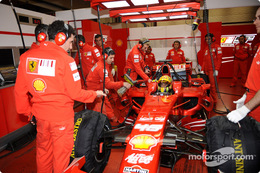 Valentino Rossi Ferrari F2008 test