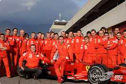 Valentino Rossi Ferrari F2008 test