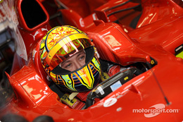 Valentino Rossi Ferrari F2008 test