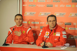 Valentino Rossi Ferrari F2008 test
