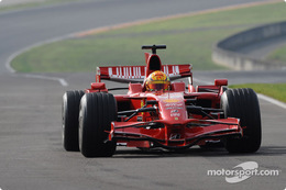Valentino Rossi Ferrari F2008 test