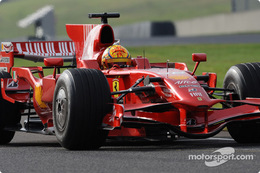 Valentino Rossi Ferrari F2008 test