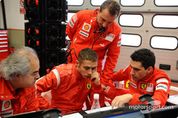 Valentino Rossi Ferrari F2008 test