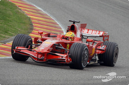 Valentino Rossi Ferrari F2008 test
