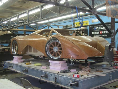 Wooden Supercar