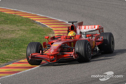 Valentino Rossi Ferrari F2008 test