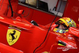 Valentino Rossi Ferrari F2008 test