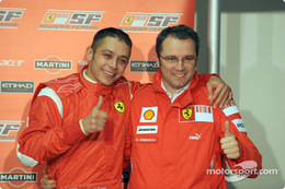 Valentino Rossi Ferrari F2008 test