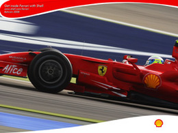 Shell x Ferrari wallpaper BahrainGP