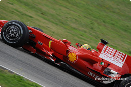 Valentino Rossi Ferrari F2008 test