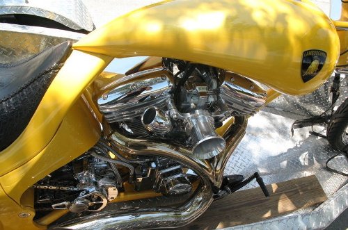 Lamborghini Gallardo Chopper Bike And Trailer