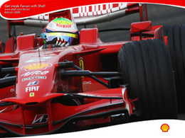 Shell x Ferrari wallpaper BahrainGP