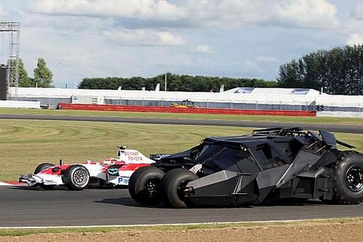 Toyota with the Batmobile